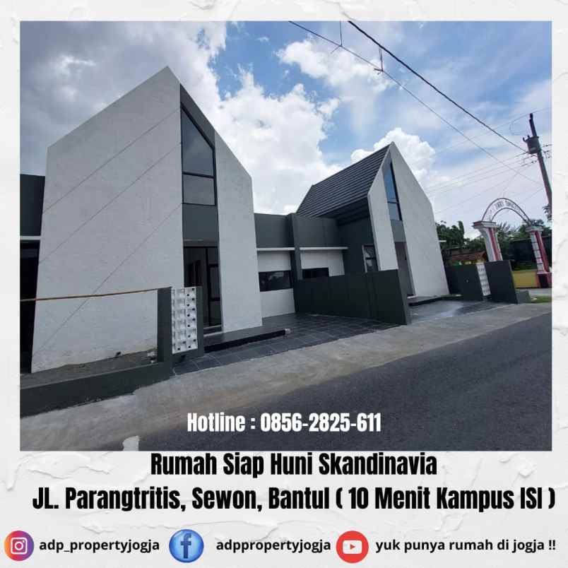 dijual rumah jl parangtritis km 10