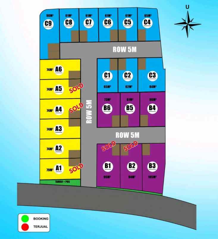 dijual rumah jl taman mini