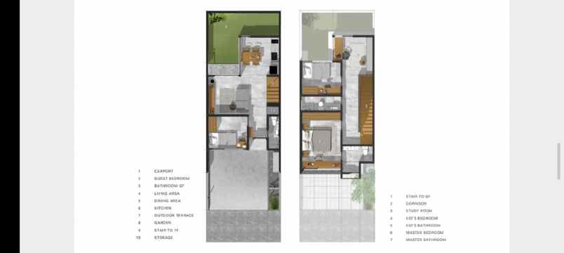 dijual rumah murah 2 lantai dekat mrt lebak bulus