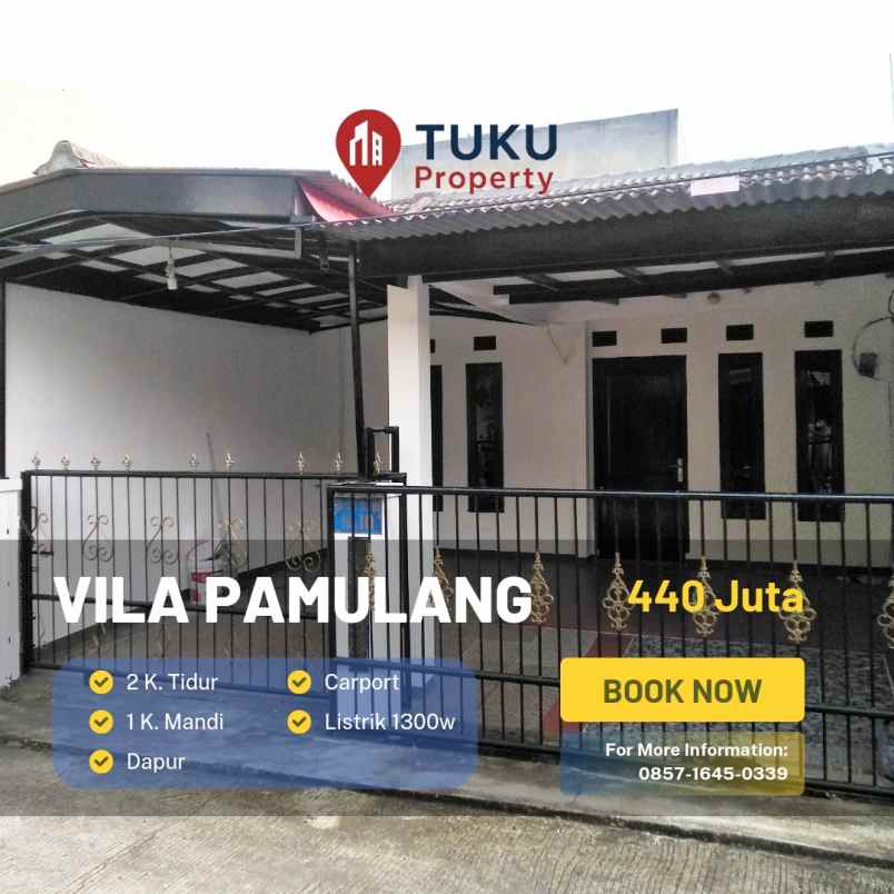 dijual rumah murah vila pamulang pondok petir