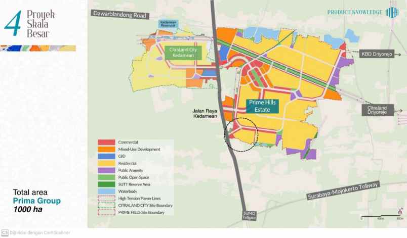 dijual rumah prime hills estate