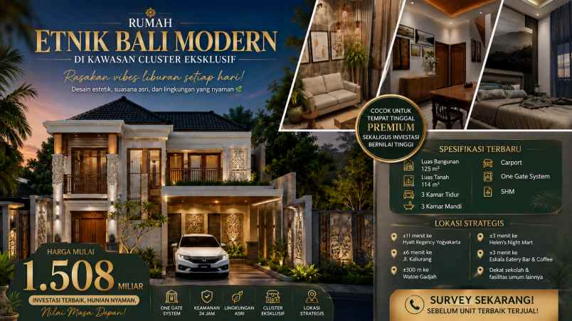 dijual rumah rumah palagan ngaglik sleman