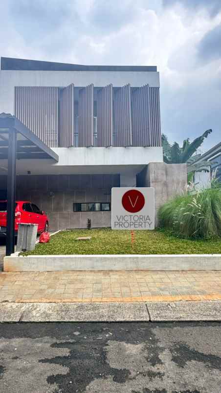 dijual rumah sentul city full furnish