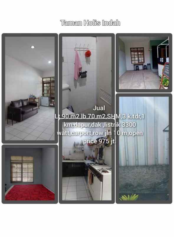 dijual rumah siap huni lokasi strategis di taman holis