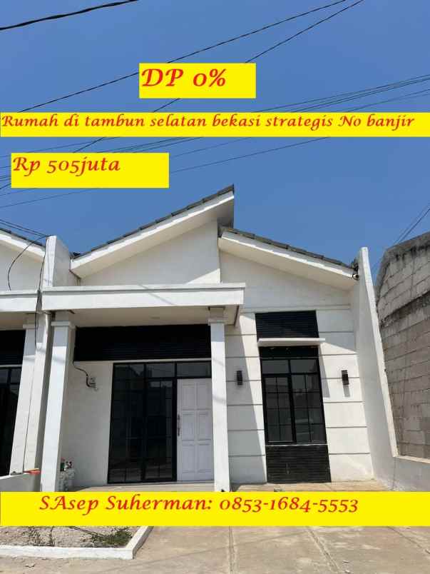 dijual rumah sumber jaya tambun selatan