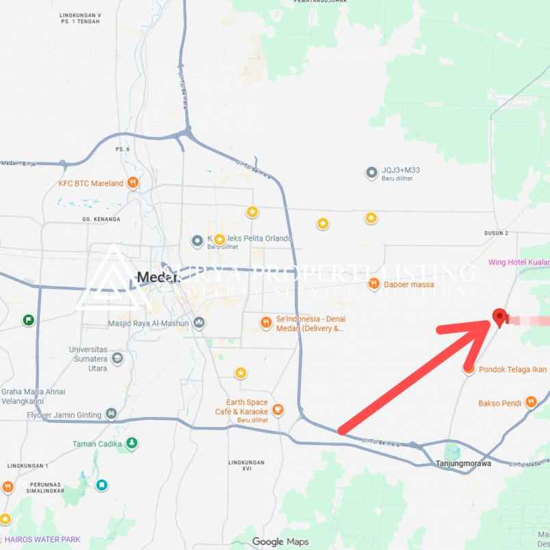 dijual tanah batang kuis batang kuis