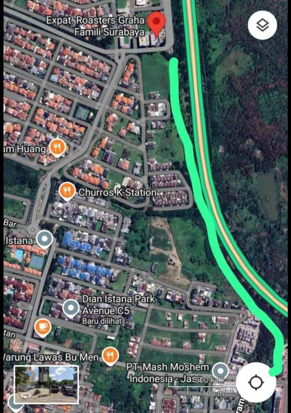 dijual tanah dian istana moca vrbana