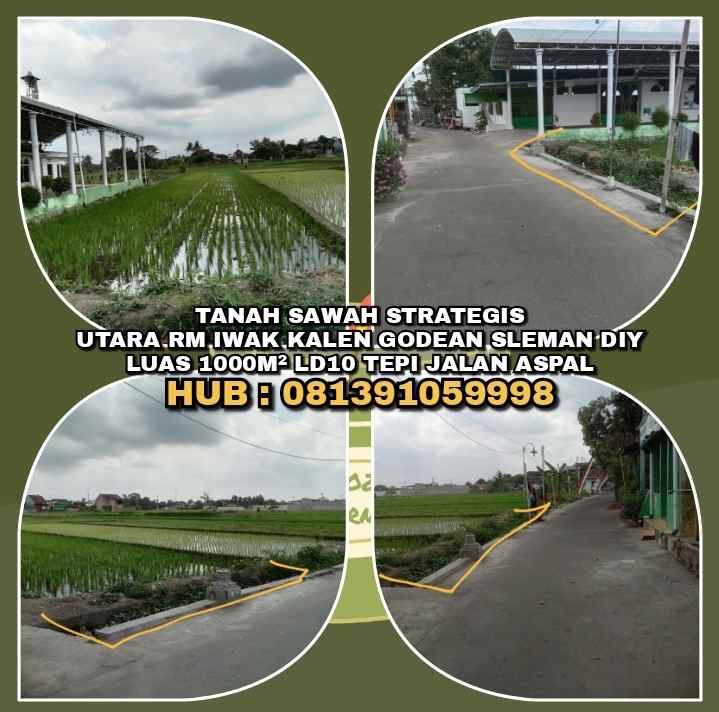 dijual tanah godean sleman diy