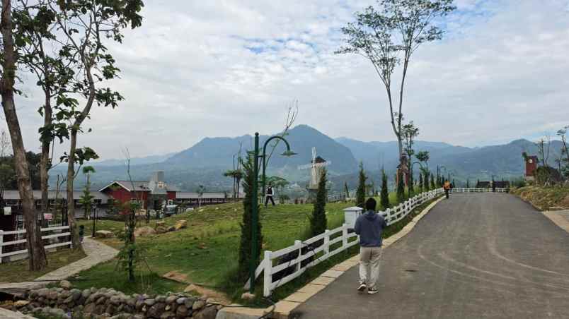 dijual tanah jalan raya puncak dua