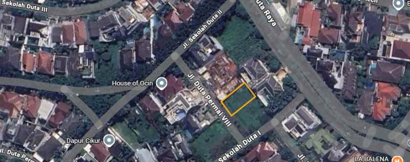 dijual tanah jl duta permai viii no 6