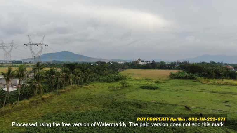 dijual tanah jl raya bojonegara cibeber