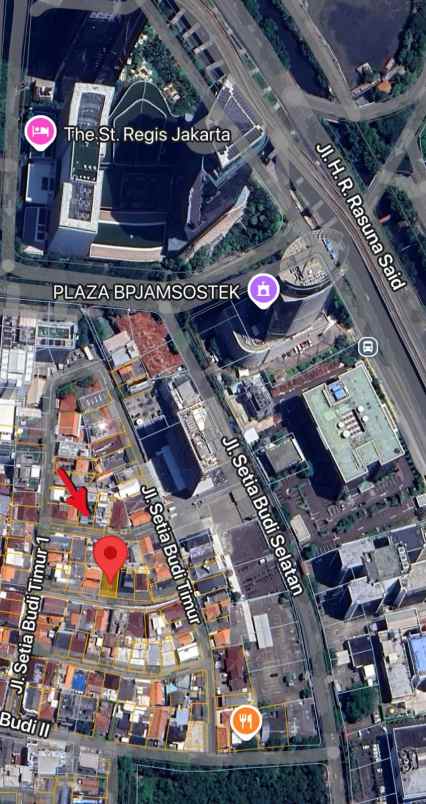 dijual tanah jl setiabudi timur 3 no 24