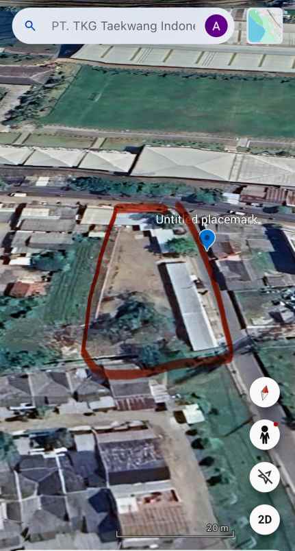 dijual tanah jl subang bantarwaru