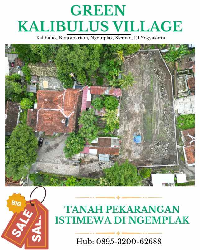 dijual tanah kalibulus bimomartani