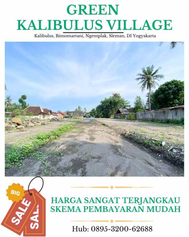 dijual tanah kalibulus bimomartani
