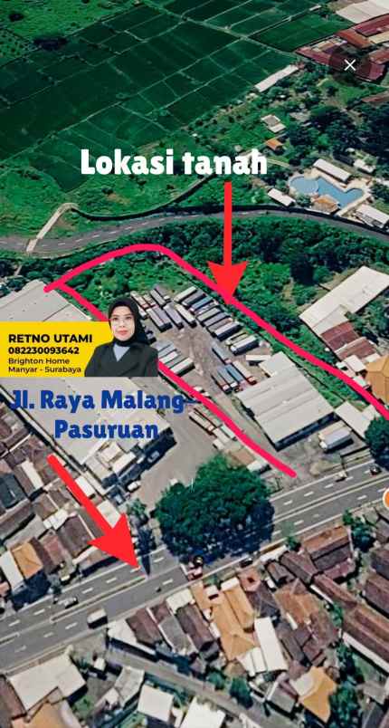 dijual tanah kedung