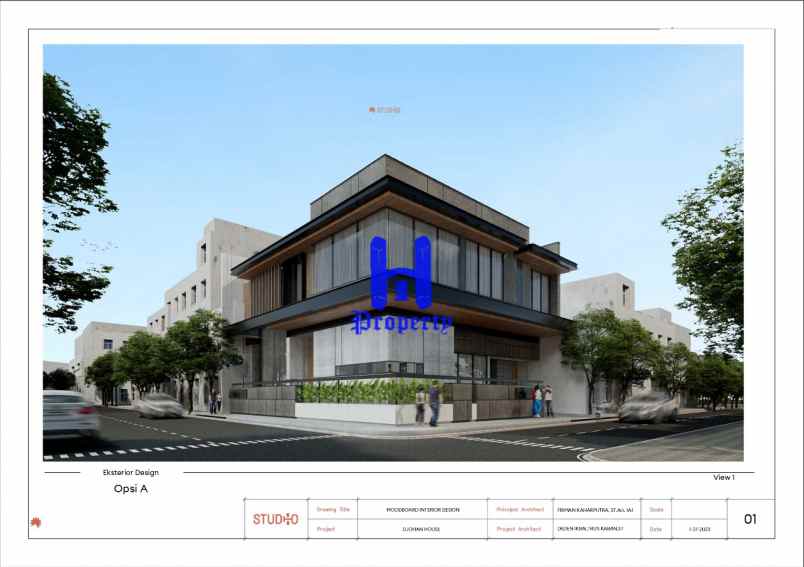 dijual tanah komplek cemara asri