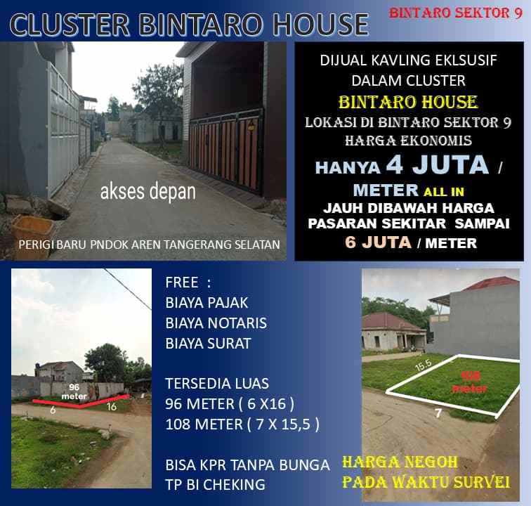 dijual tanah perigi baru pondok aren