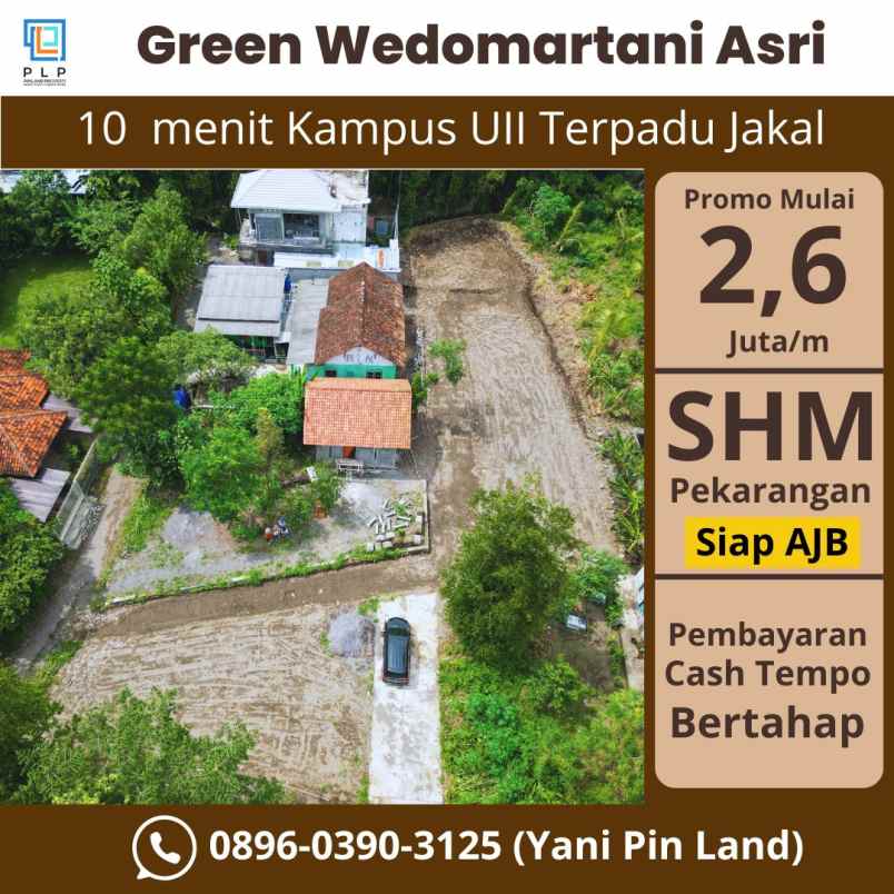 dijual tanah tonggalan wedomartani
