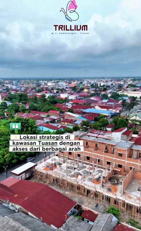 dijual villa jalan kemenangan tuasan