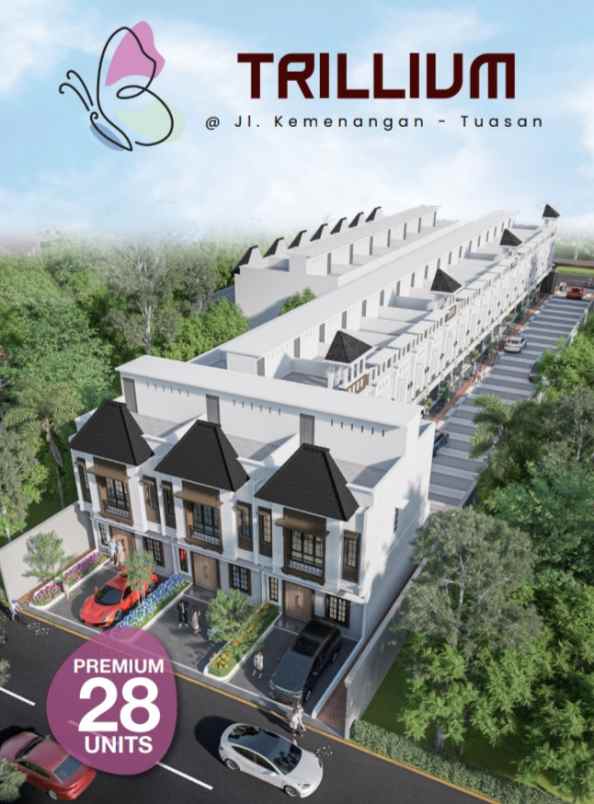 dijual villa jalan kemenangan tuasan