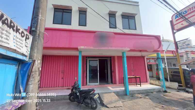 disewakan ruko gudang kantor jalan raya cengklong