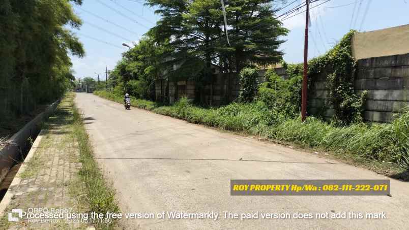 disewakan tanah jl pltgu muara tawar