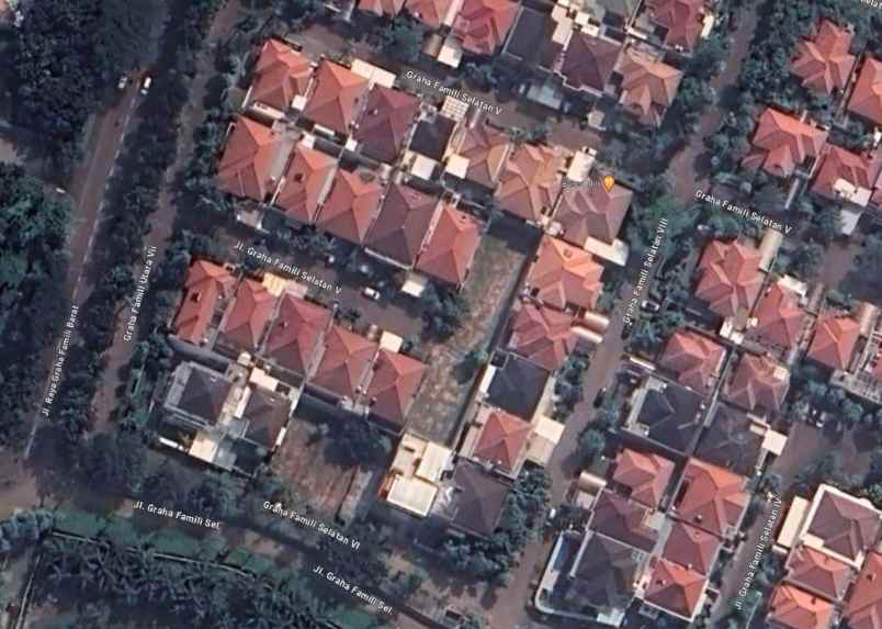 jual 2 unit kavling tanah di graha famili surabaya