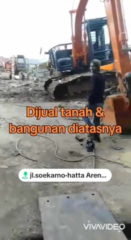 jual bangunan dan tanah di arengka pekanbaru
