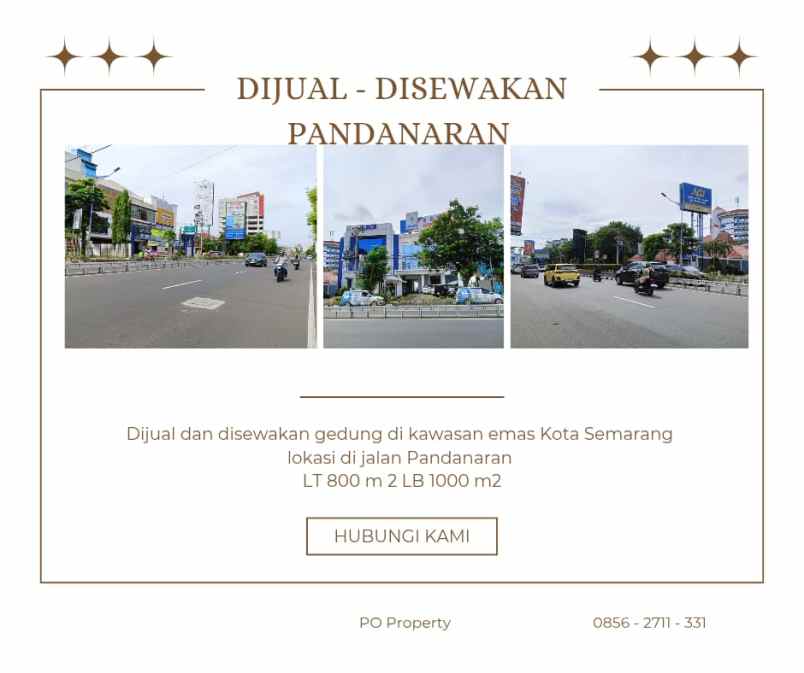 jual dan sewa gedung jalan pandanaran semarang