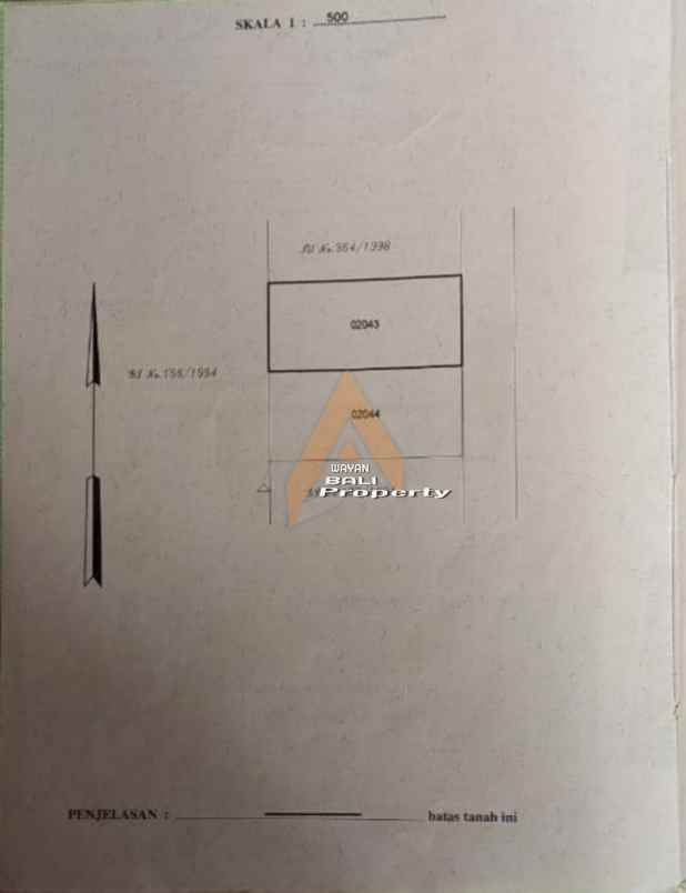 jual tanah di tukad barito renon 417 m2