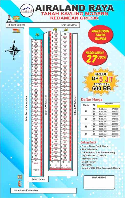 kavling murah kedamean harga mulai 27 juta
