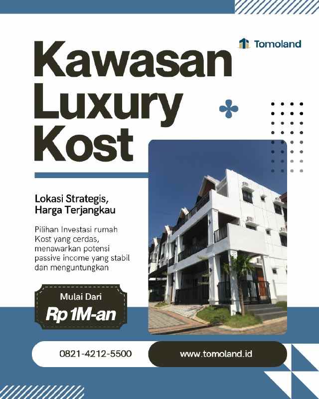 kost eksklusif 8 kamar malang kota harga mulai 1m