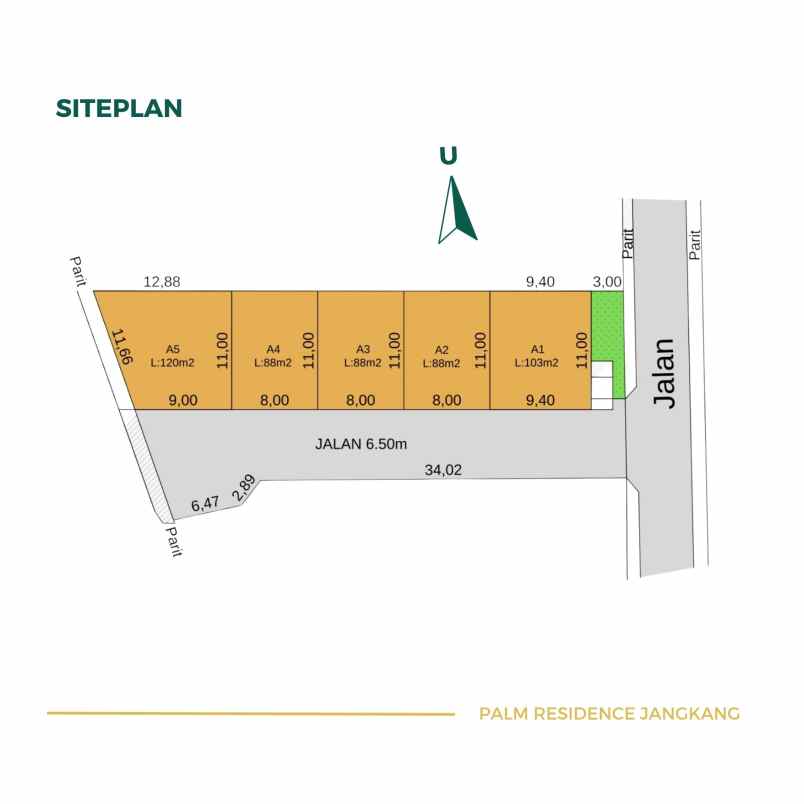 miliki rumah nyaman di palm residence jangkang jogja