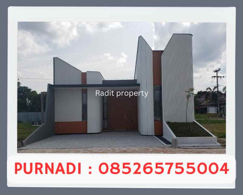 perumahan baru model unik type 54