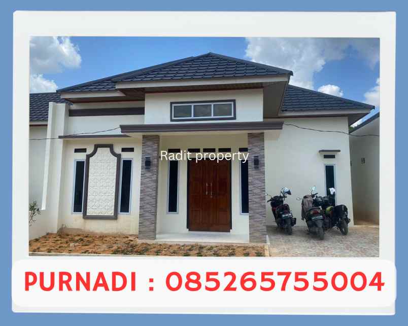 perumahan cluster kota pekanbaru cipta karya panam