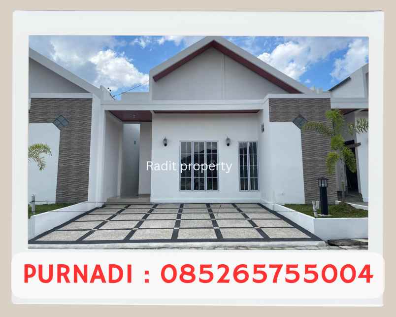 perumahan tipe 80 di jalan muhajirin