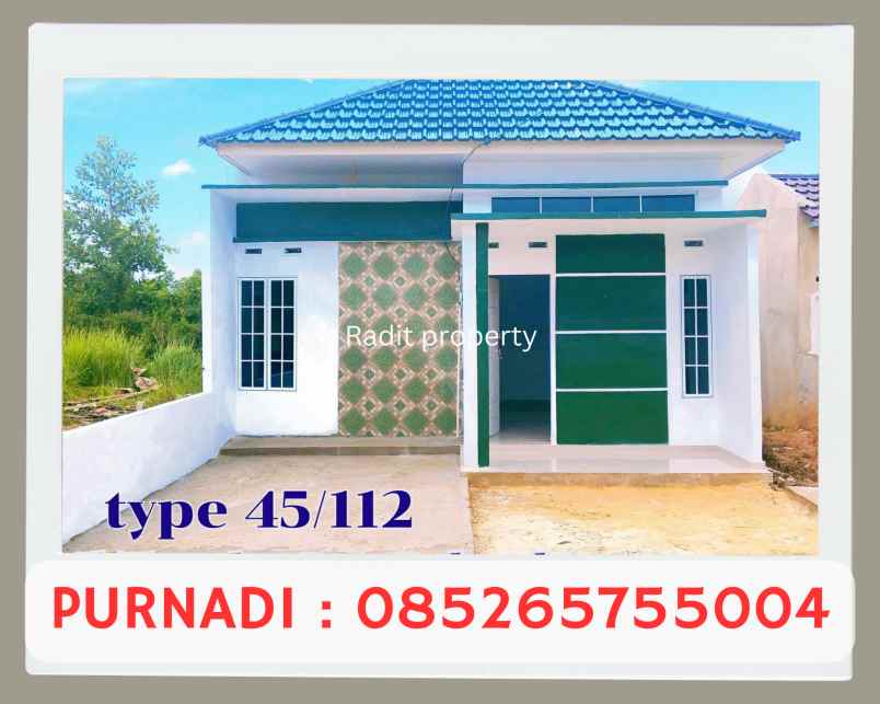 perumahan yang termurah di tengku bey simpang tiga