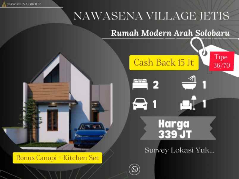 promo perumahan nawasena jetis baki sukoharjo