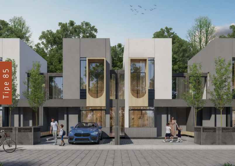 rumah 2 lantai tamaruma sawangan depok