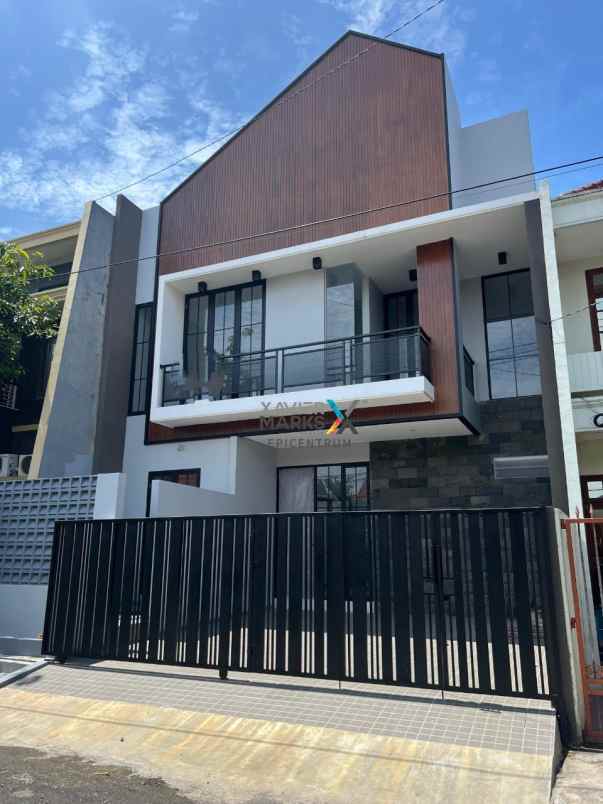 rumah baru gress darmo baru barat modern minimalis