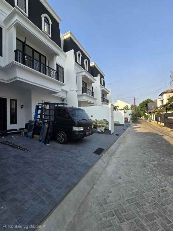 rumah baru klasik modern di pondok bambu jaktim