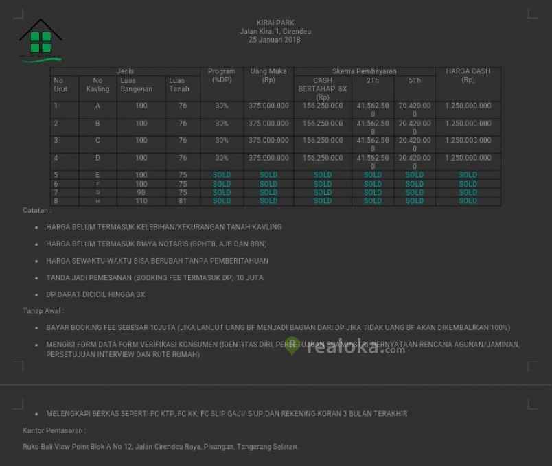 rumah jl kirai pisangan