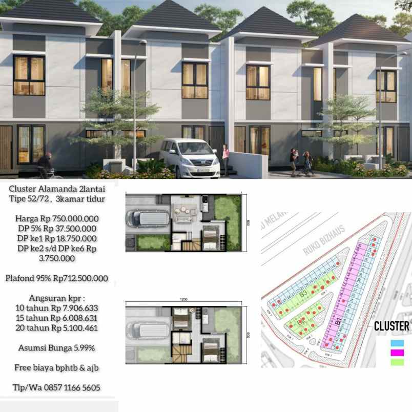 rumah jl metland cibitung