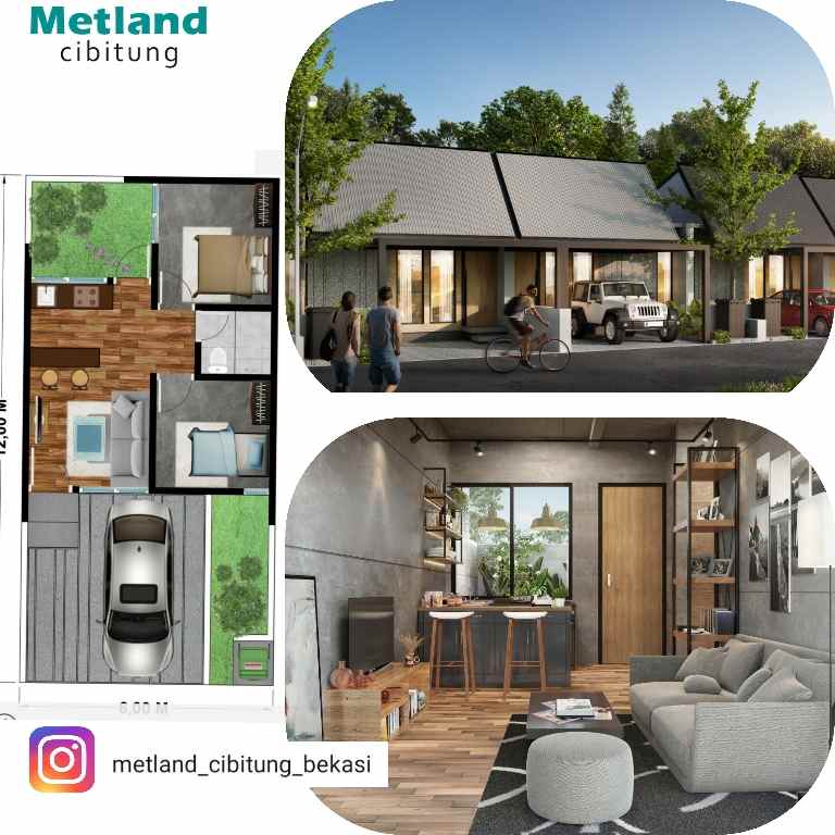 rumah jl metland cibitung