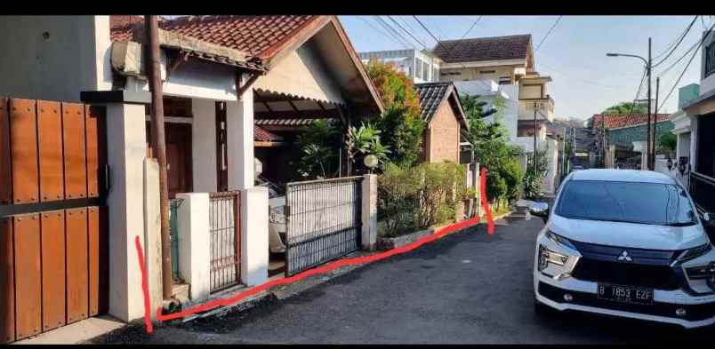 rumah jual hitung tanah bu di area rambutan ciracas