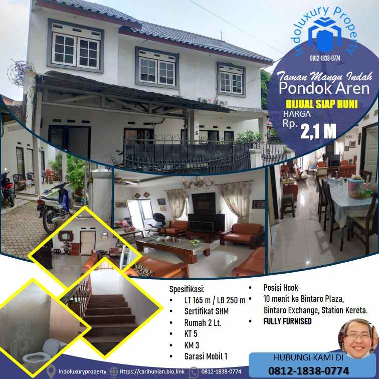 rumah jurangmangu indah