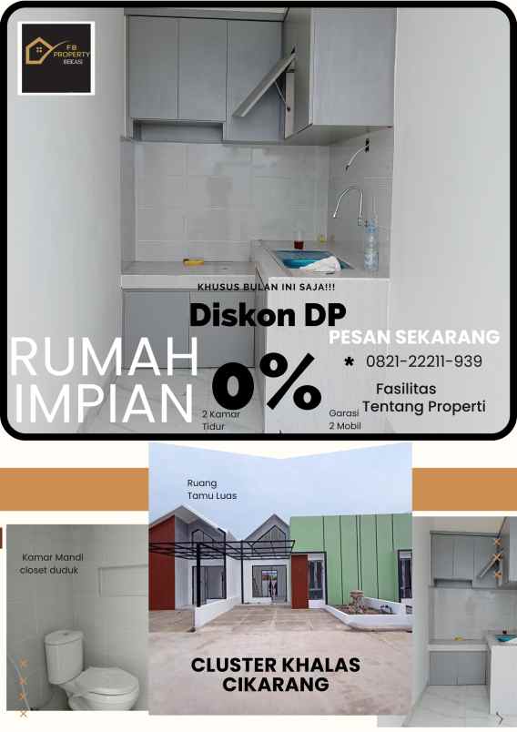 rumah komersil siap huni cikarang utara