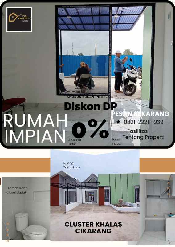 rumah komersil siap huni cikarang utara