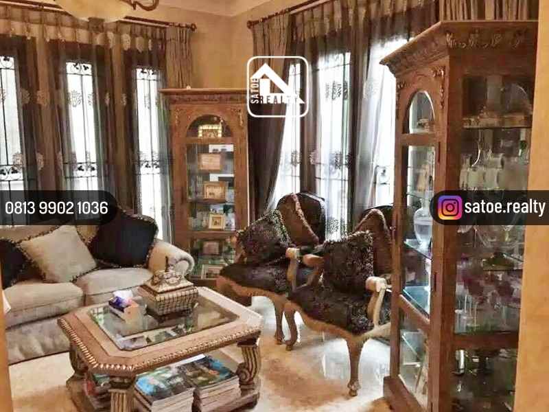 rumah mewah di dalam komplek elit kemanggisan palmerah